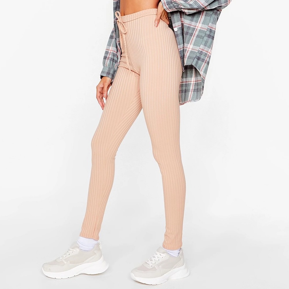 🔮2/$20 Nasty Gal | Ribbed High Waisted Leggings - Picture 4 of 6